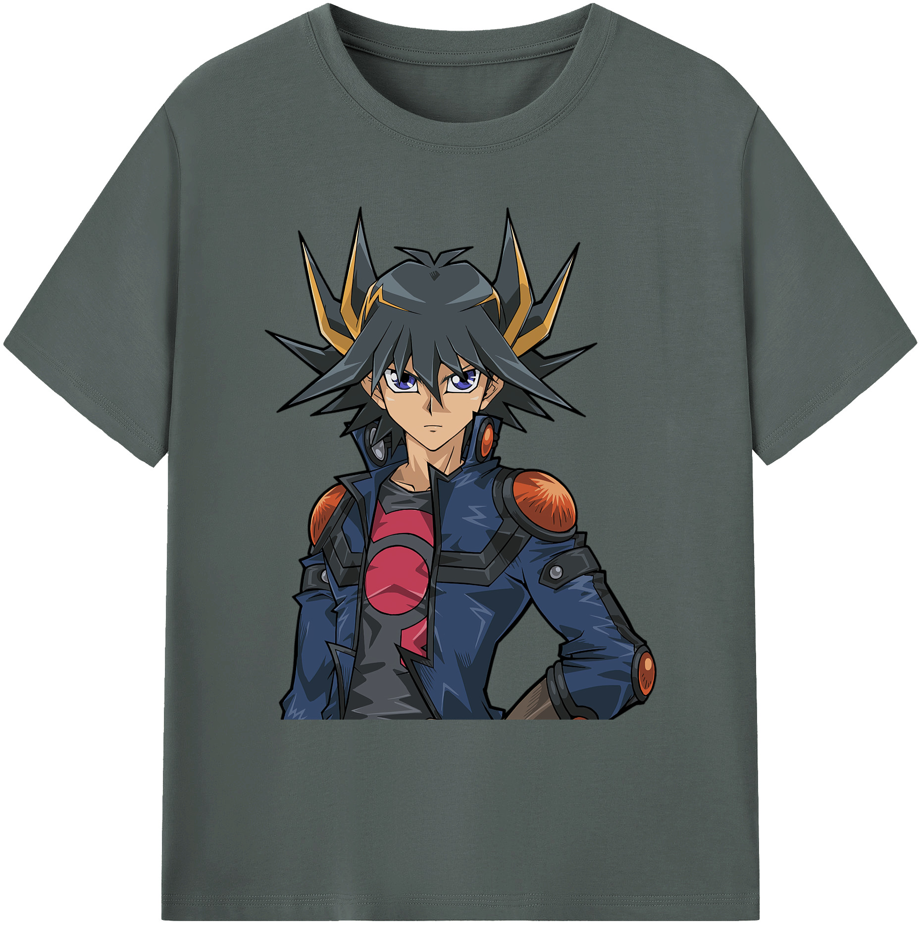 （画像用） 遊☆戯☆王 Yu-Gi-Oh! 綿100％ メンズ半袖Tシャツ｜肌触りやわらか＆通気性